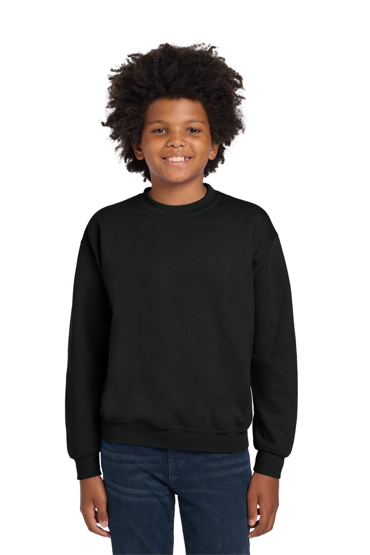 Gildan Youth Heavy Blend Crewneck Sweatshirt. 18000B