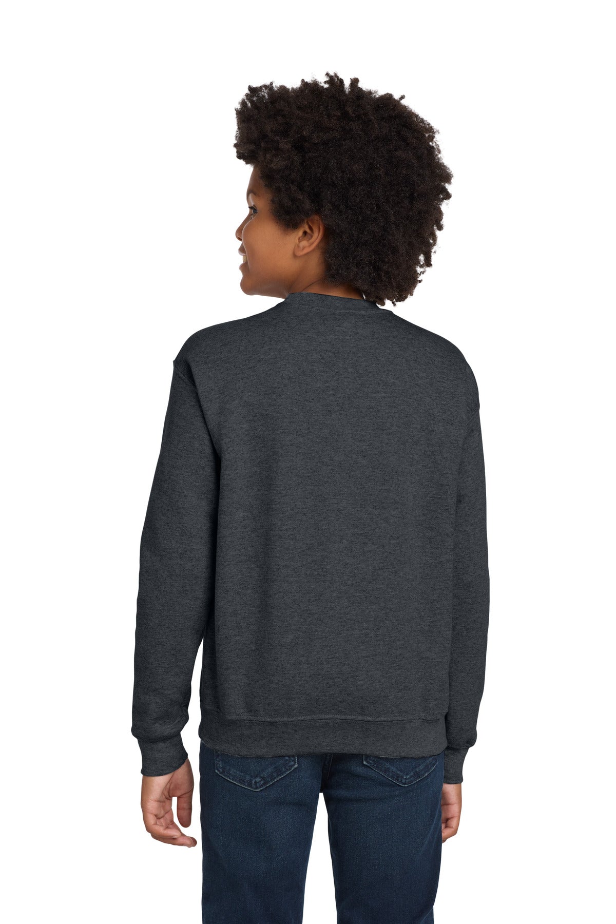 Gildan Youth Heavy Blend Crewneck Sweatshirt. 18000B