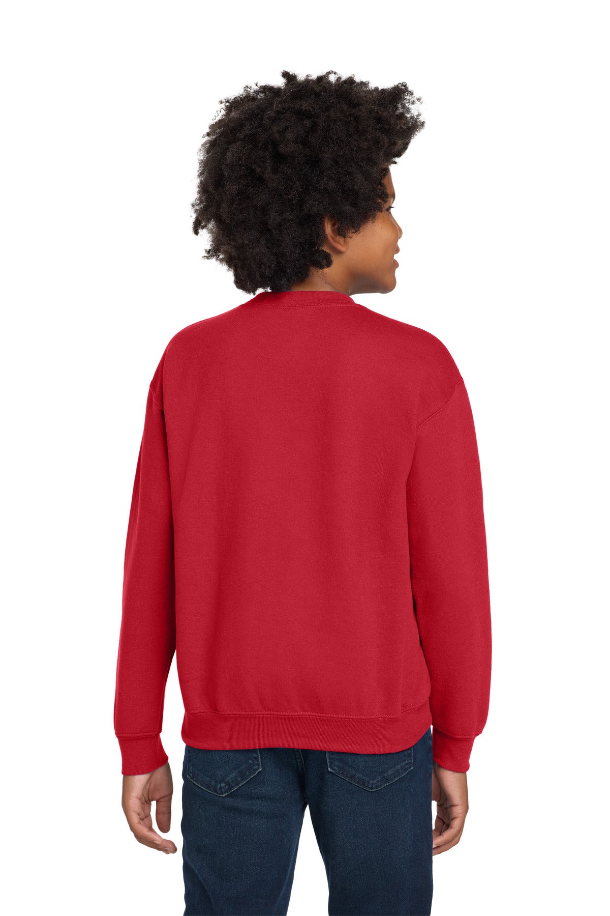 Gildan Youth Heavy Blend Crewneck Sweatshirt. 18000B