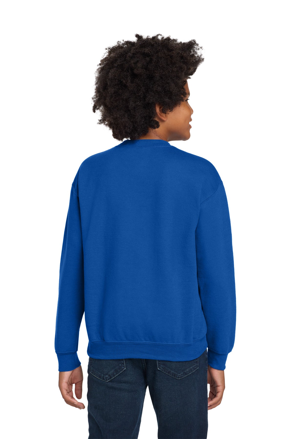 Gildan Youth Heavy Blend Crewneck Sweatshirt. 18000B