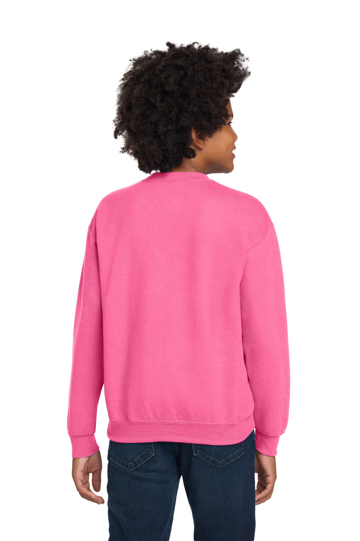 Gildan Youth Heavy Blend Crewneck Sweatshirt. 18000B