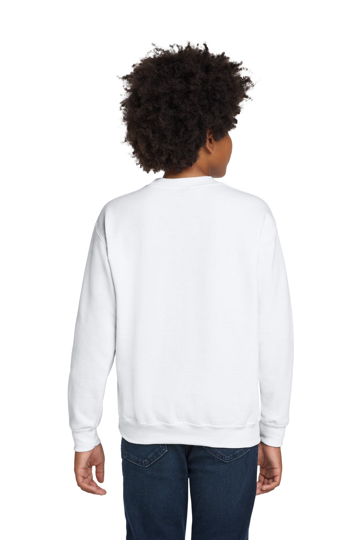 Gildan Youth Heavy Blend Crewneck Sweatshirt. 18000B