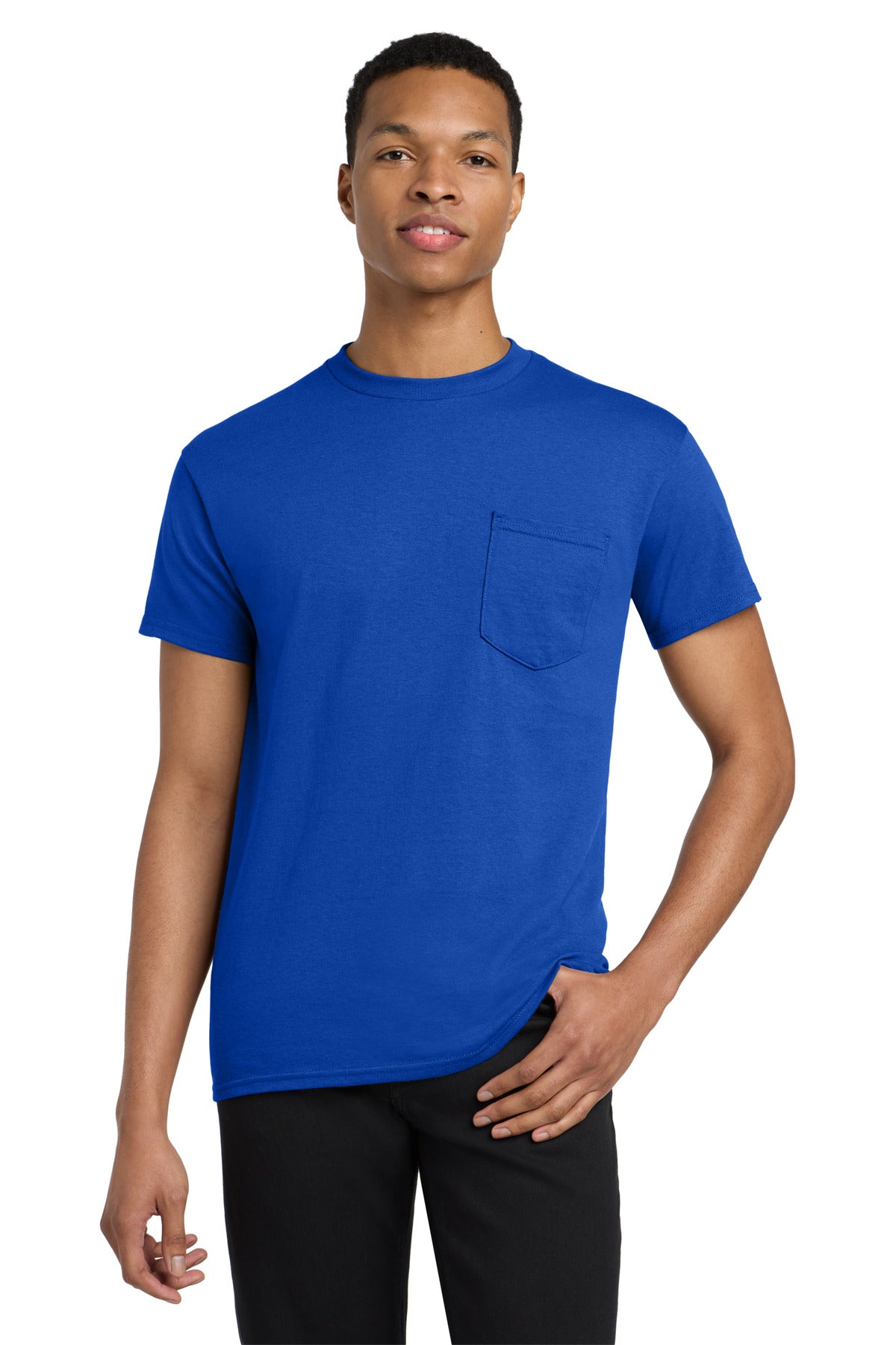 Gildan Heavy Cotton 100% Cotton Pocket T-Shirt. 5300