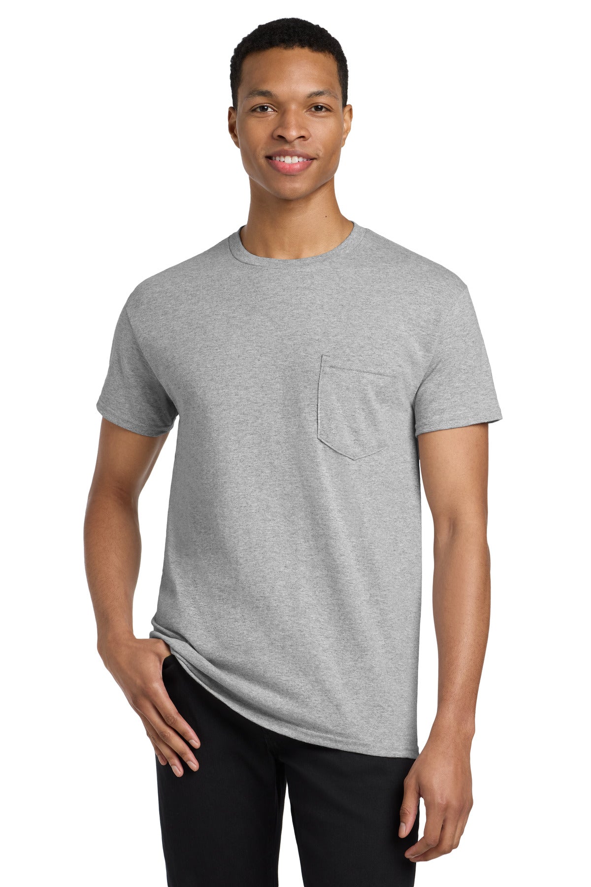 Gildan Heavy Cotton 100% Cotton Pocket T-Shirt. 5300