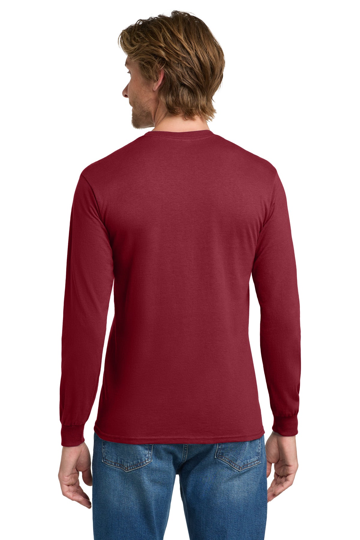 Gildan - Heavy Cotton 100% Cotton Long Sleeve T-Shirt. 5400