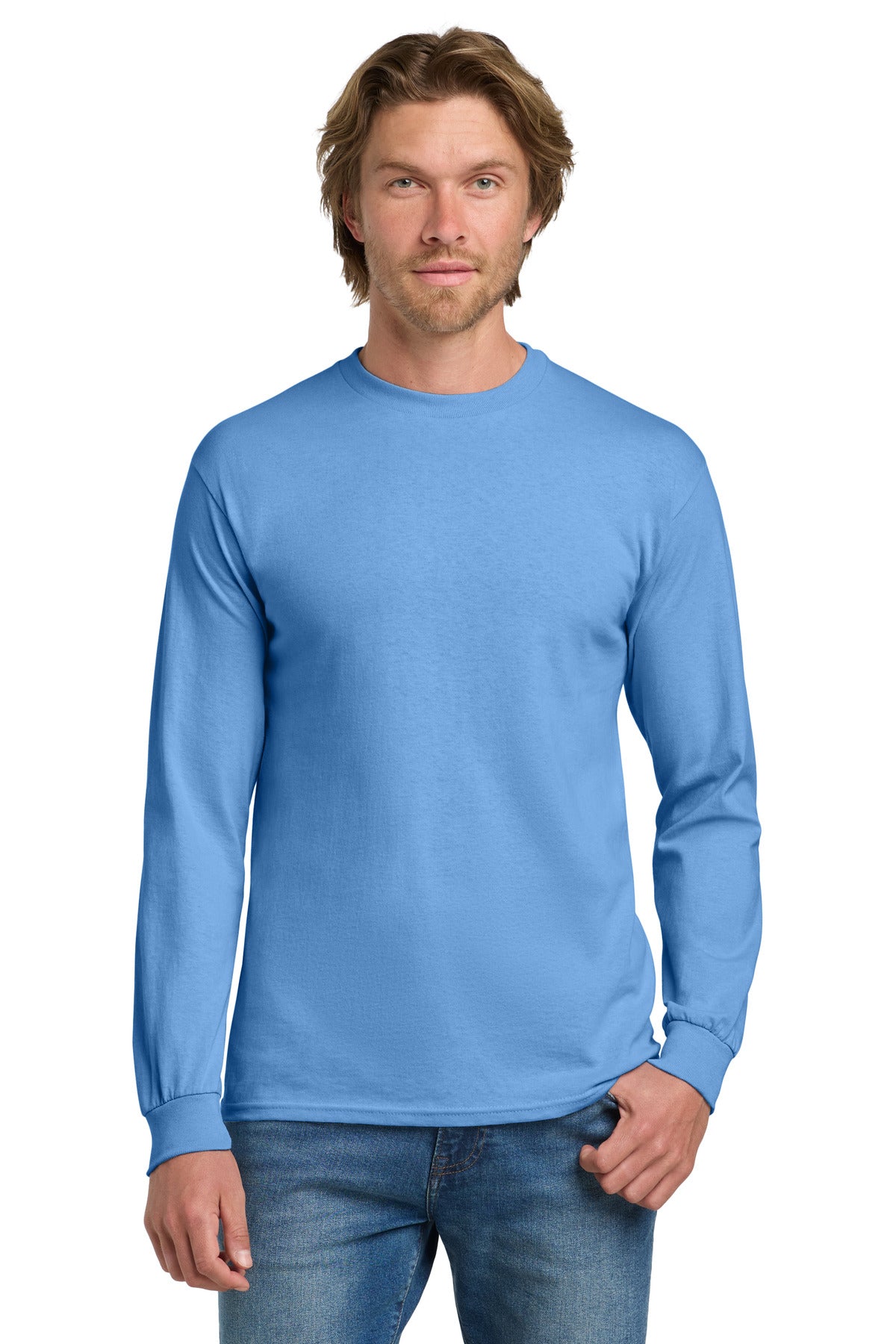 Gildan - Heavy Cotton 100% Cotton Long Sleeve T-Shirt. 5400