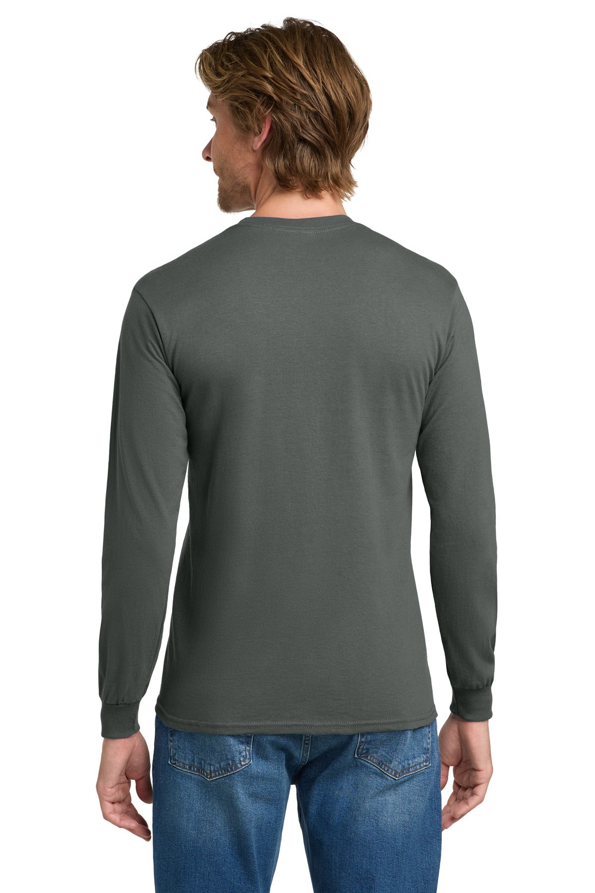 Gildan - Heavy Cotton 100% Cotton Long Sleeve T-Shirt. 5400