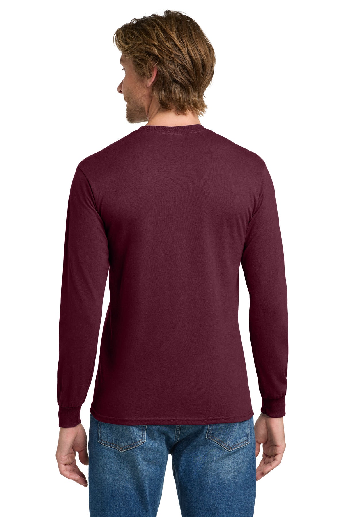 Gildan - Heavy Cotton 100% Cotton Long Sleeve T-Shirt. 5400