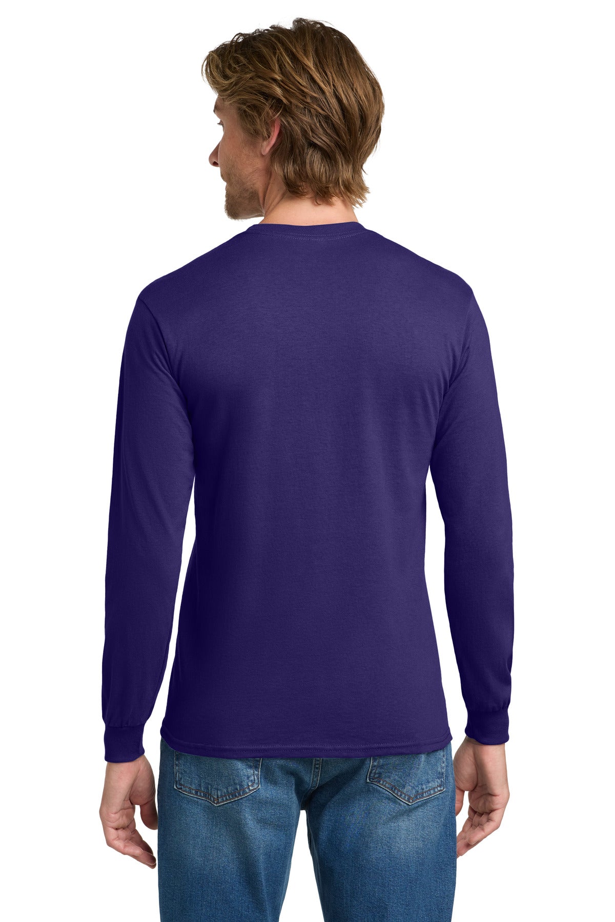 Gildan - Heavy Cotton 100% Cotton Long Sleeve T-Shirt. 5400