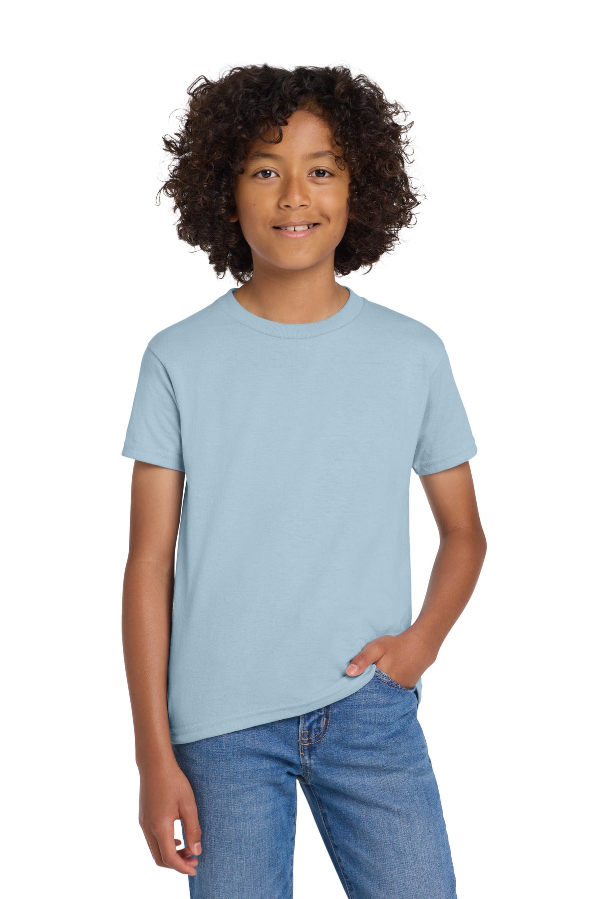 Gildan Youth DryBlend 50 Cotton/50 Poly T-Shirt. 8000B