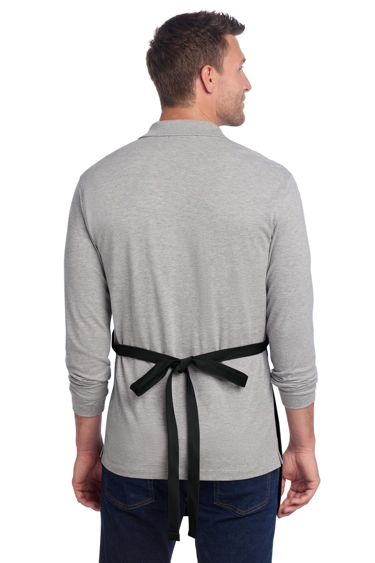 Port Authority Full-Length Two-Pocket Bib Apron. A600