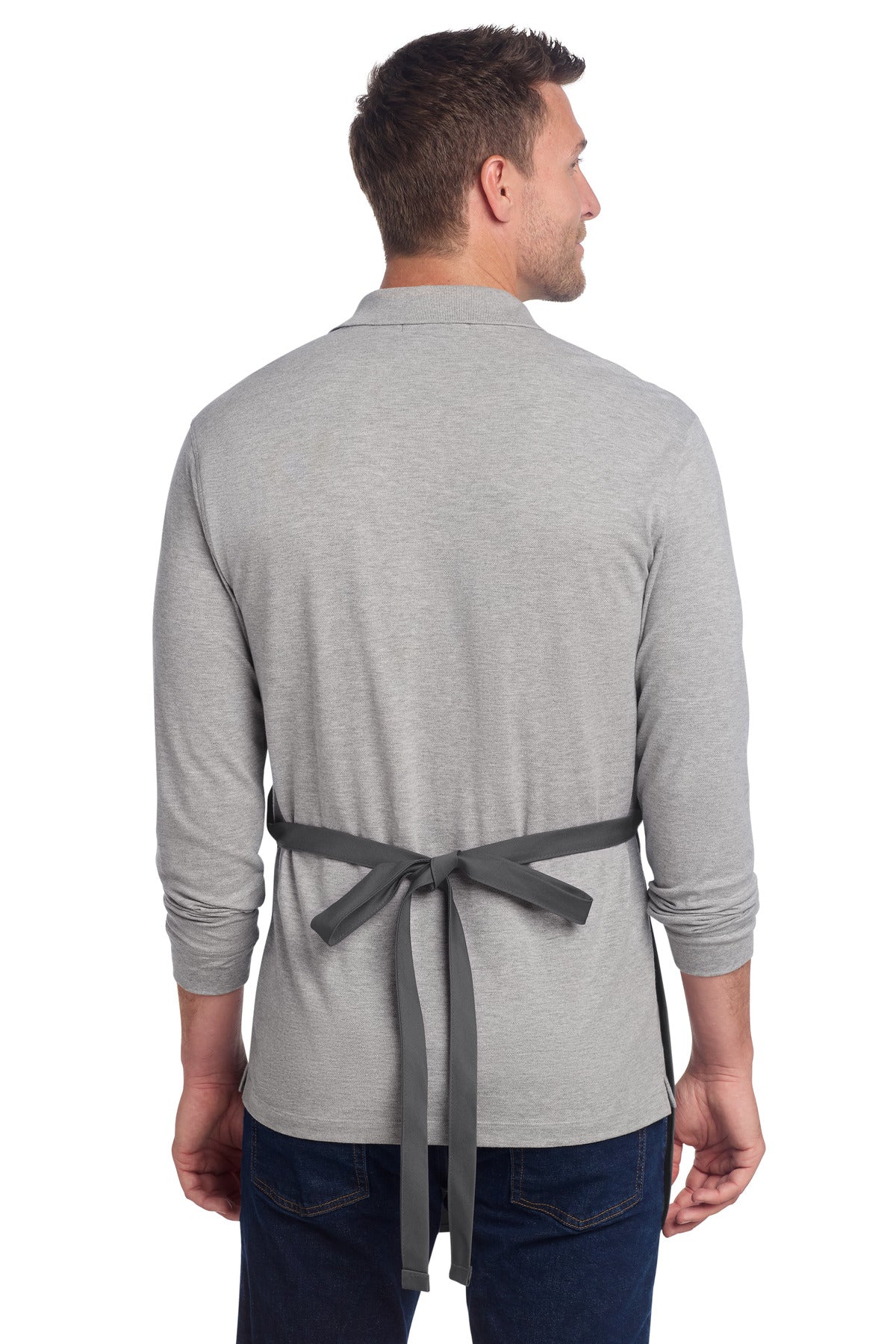 Port Authority Full-Length Two-Pocket Bib Apron. A600