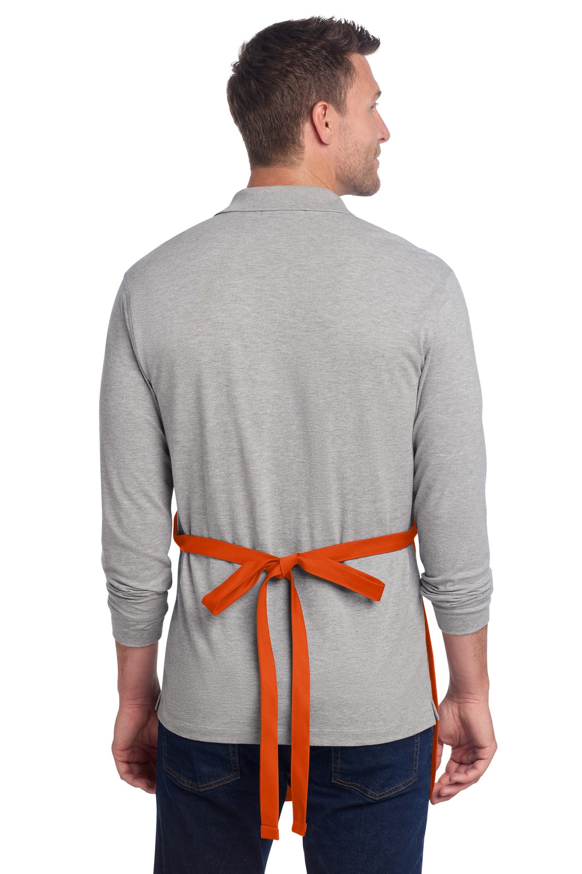 Port Authority Full-Length Two-Pocket Bib Apron. A600