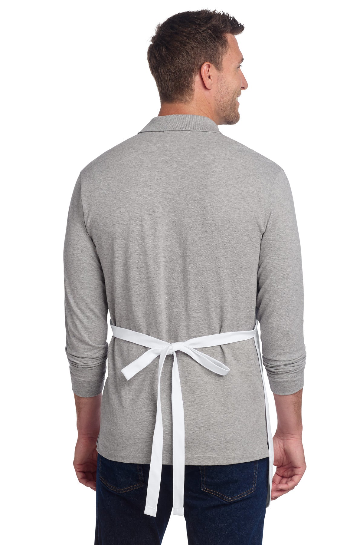 Port Authority Full-Length Two-Pocket Bib Apron. A600