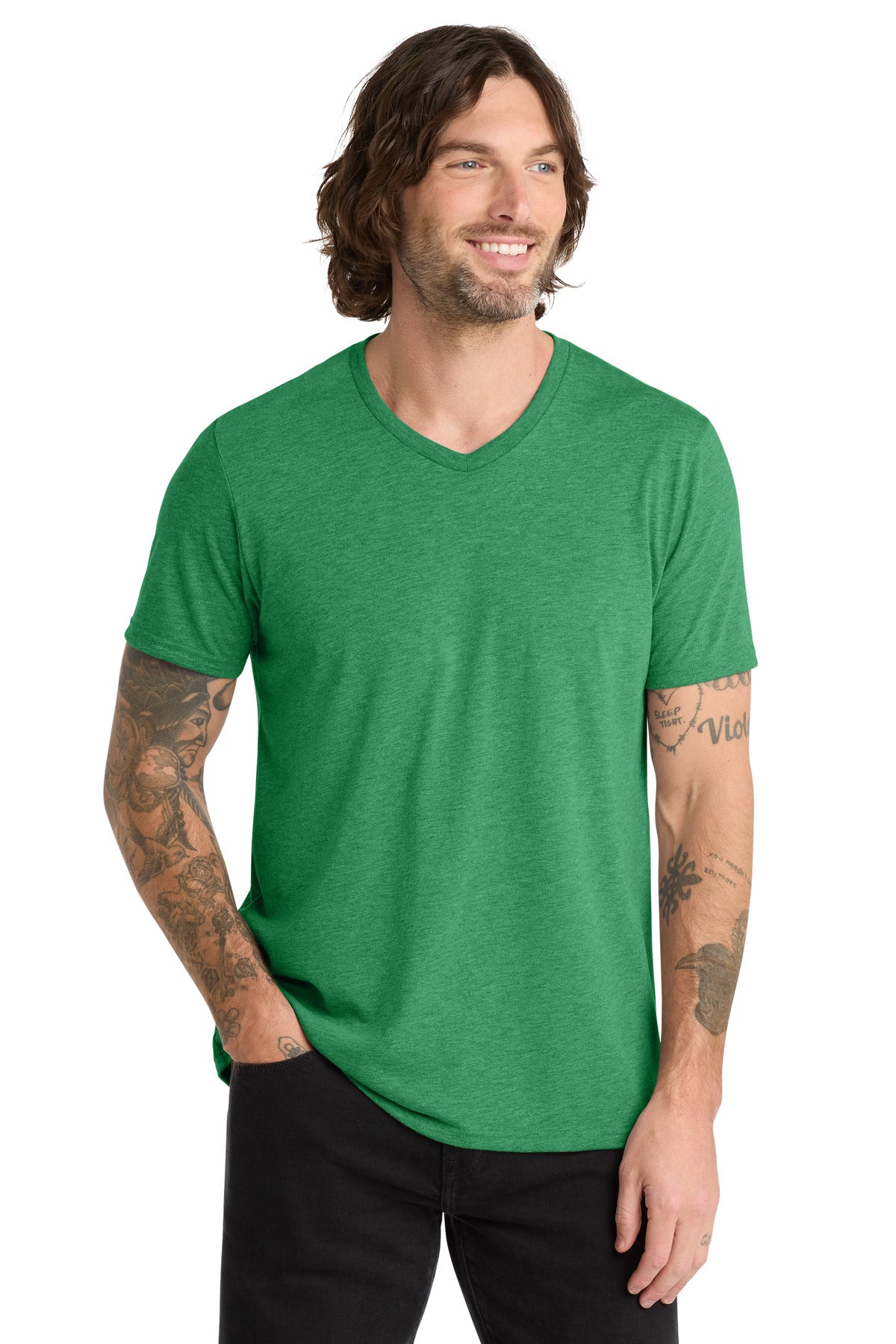 Allmade Unisex Tri-Blend V-Neck Tee AL2014