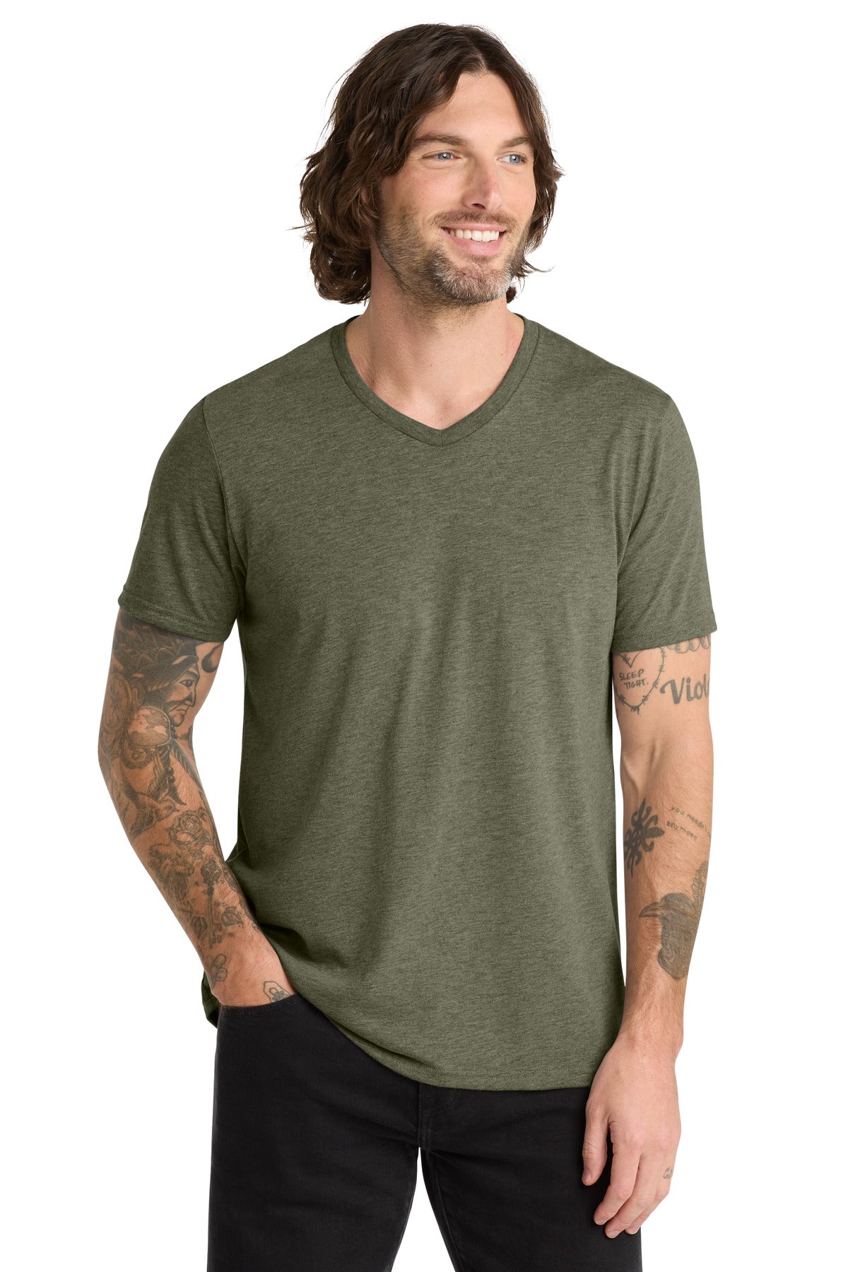 Allmade Unisex Tri-Blend V-Neck Tee AL2014