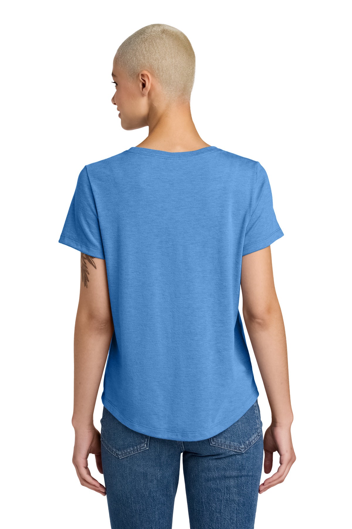 Allmade Women's Relaxed Tri-Blend Scoop Neck Tee AL2015
