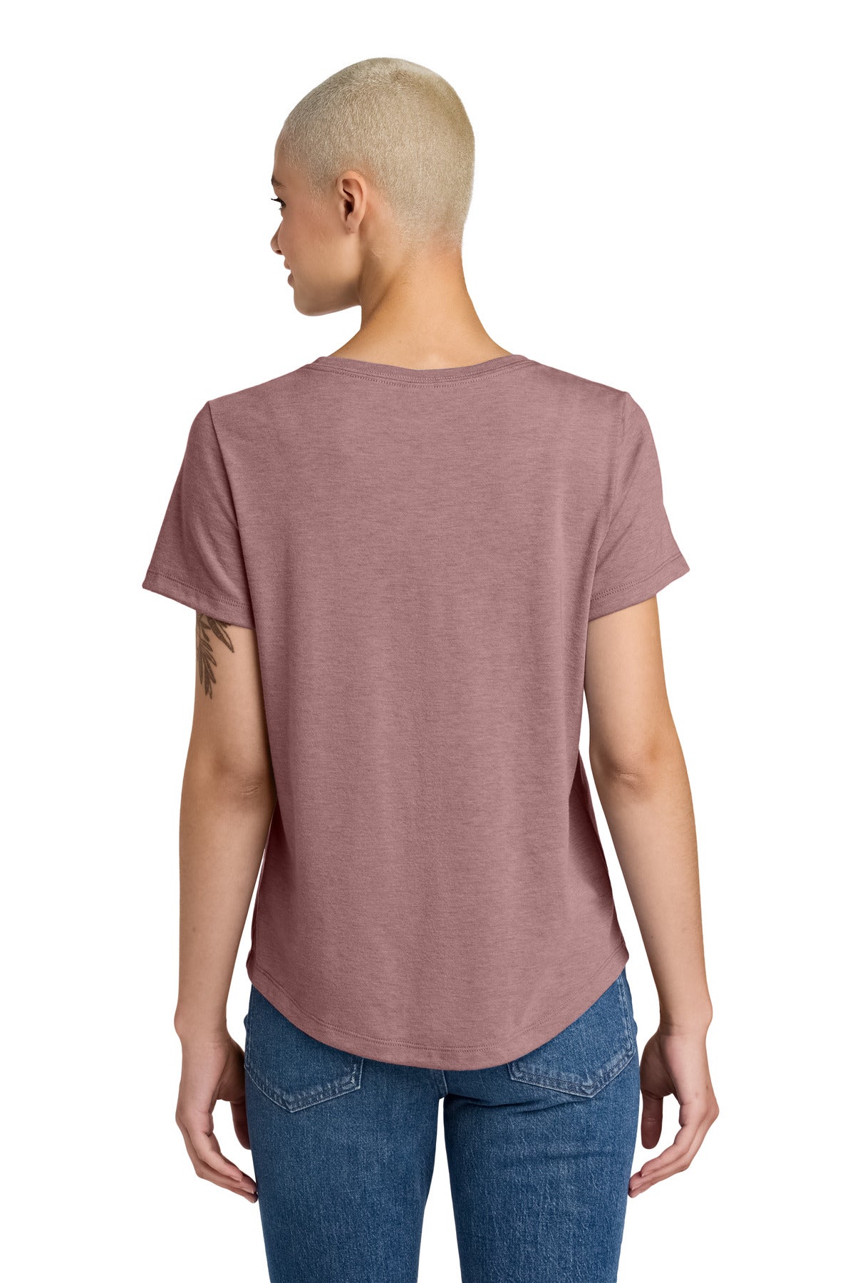 Allmade Women's Relaxed Tri-Blend Scoop Neck Tee AL2015