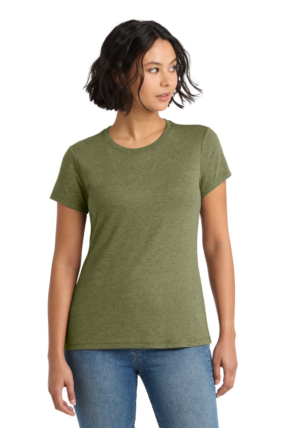 District Women's Perfect Tri Tee. DM130L
