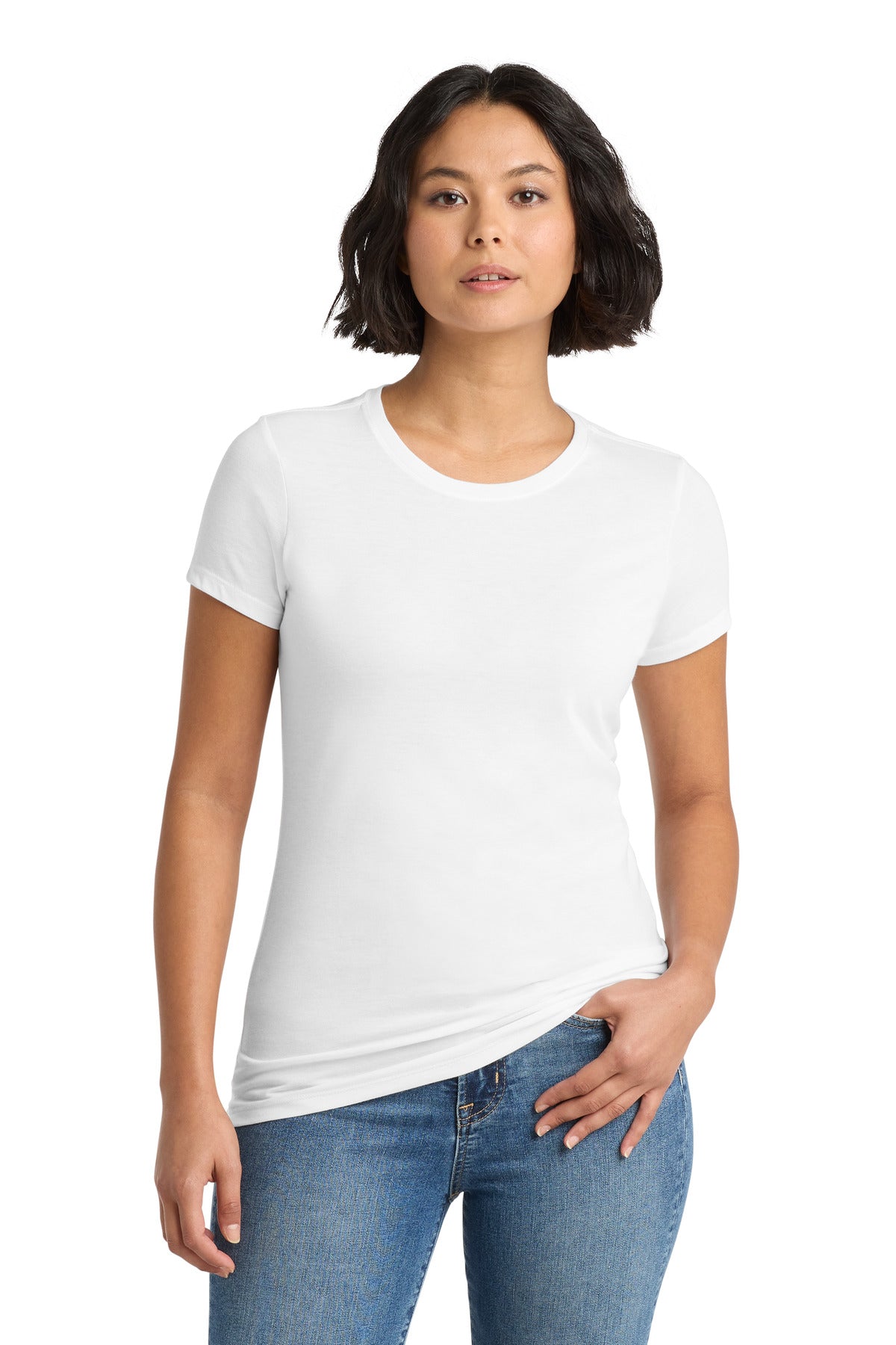 District Women's Perfect Tri Tee. DM130L