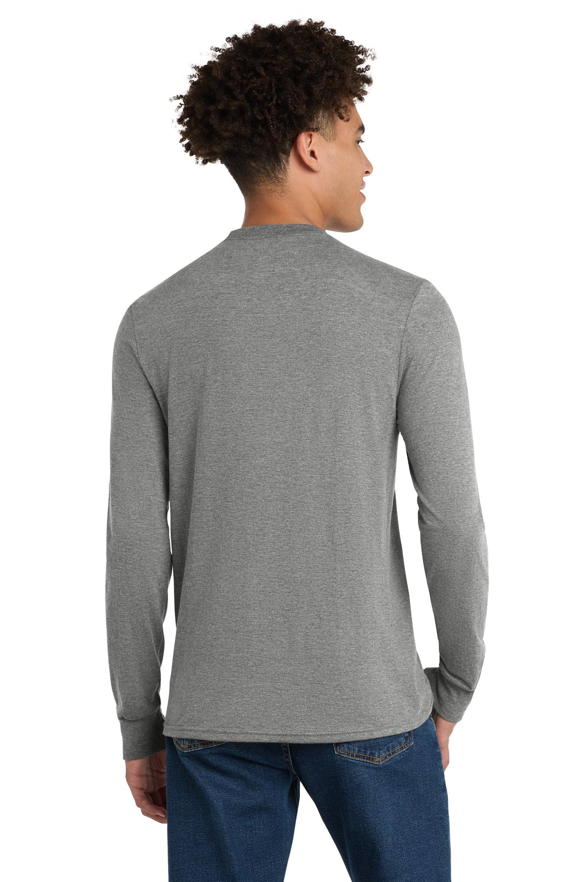 District Perfect Tri Long Sleeve Tee . DM132