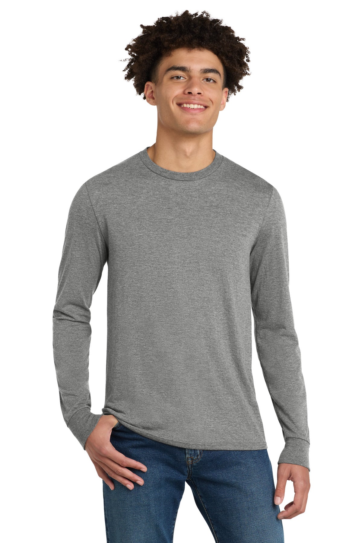 District Perfect Tri Long Sleeve Tee . DM132