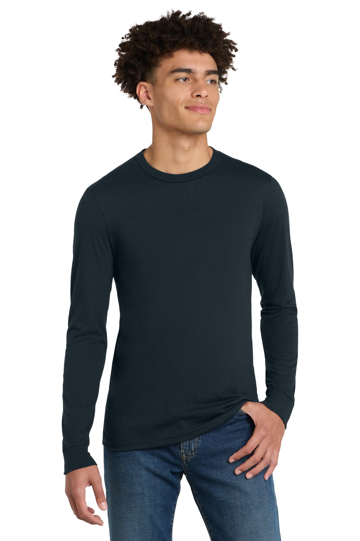 District Perfect Tri Long Sleeve Tee . DM132