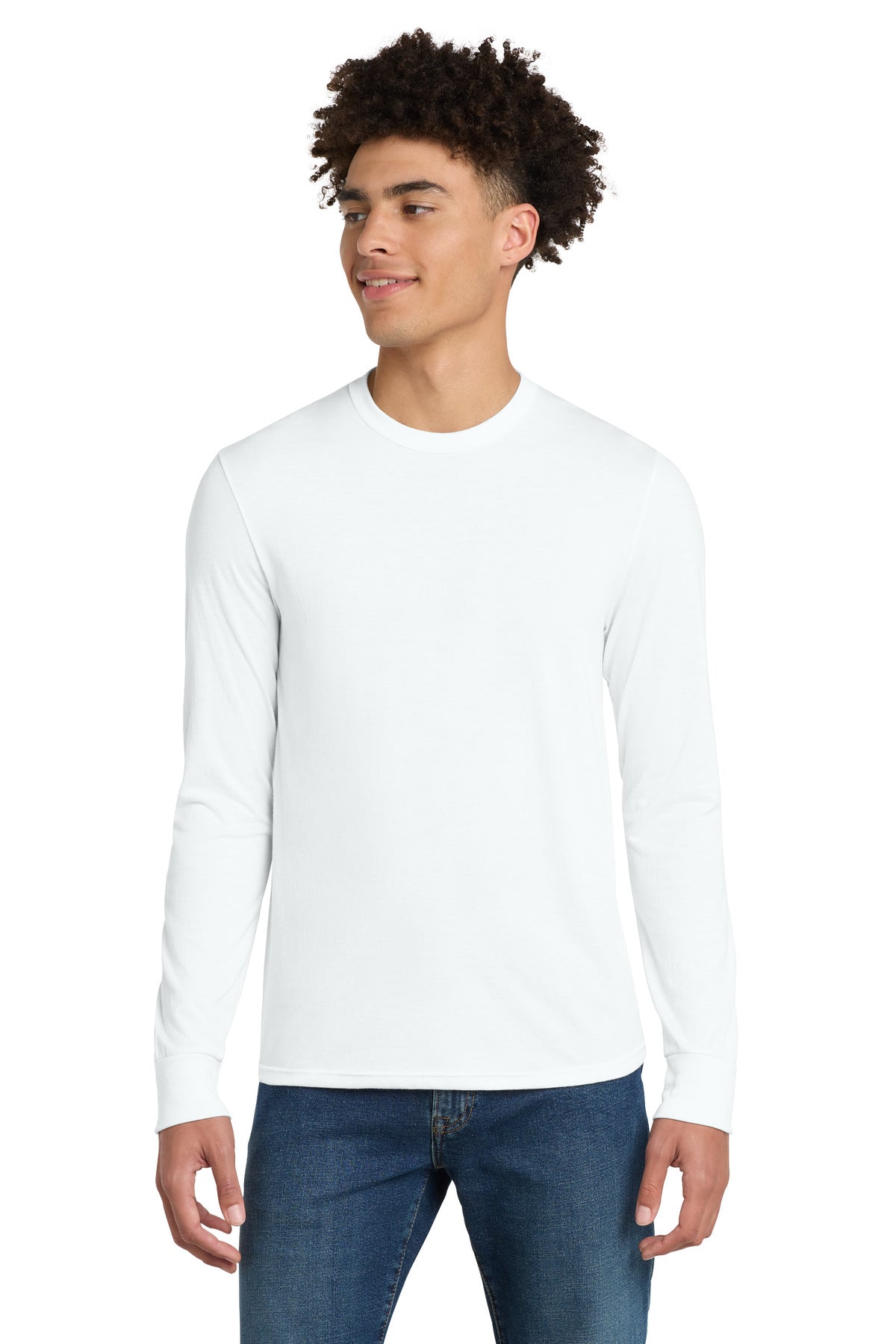 District Perfect Tri Long Sleeve Tee . DM132