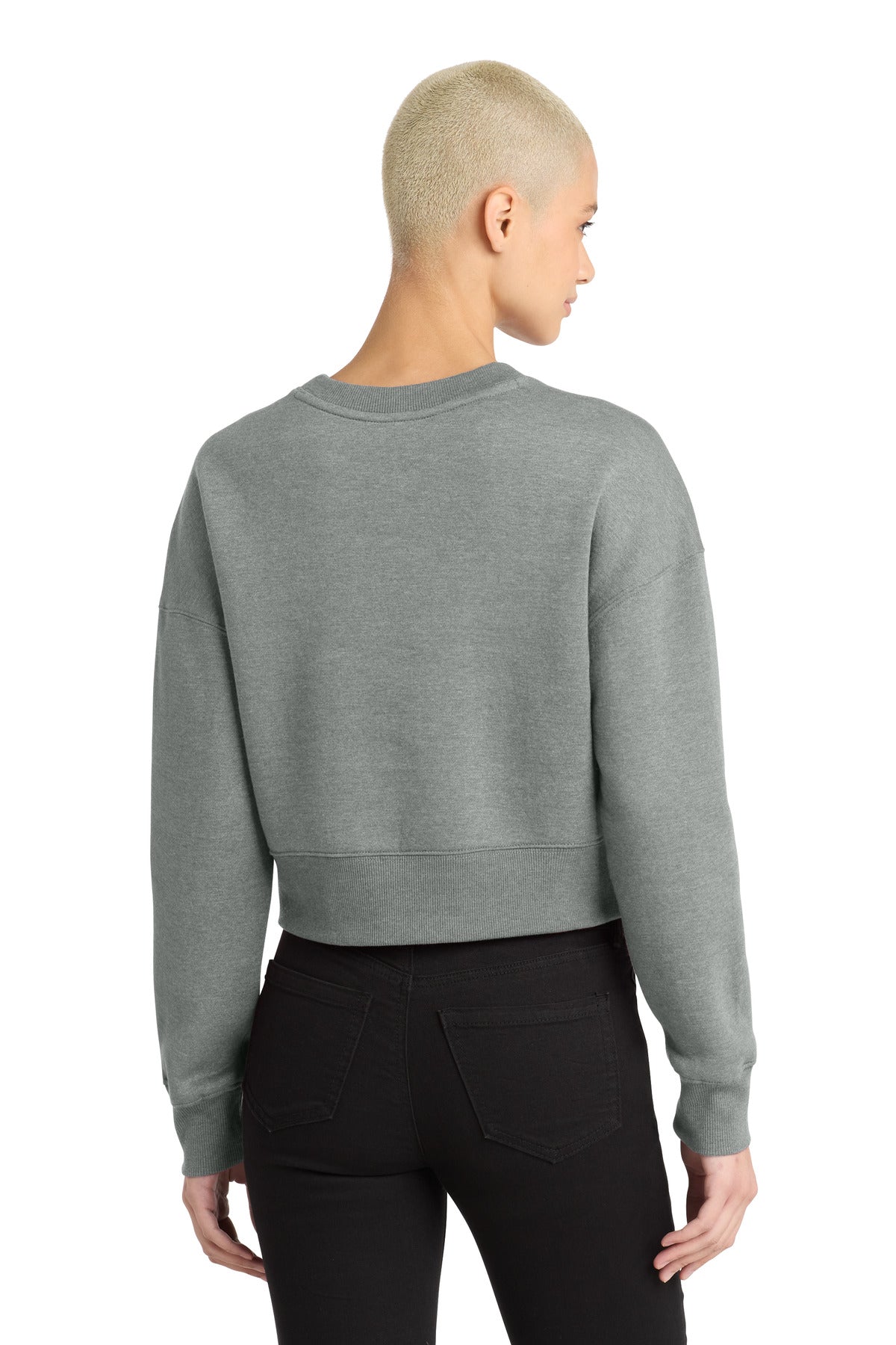 District Women's Perfect Weight Fleece Cropped Crew DT1105