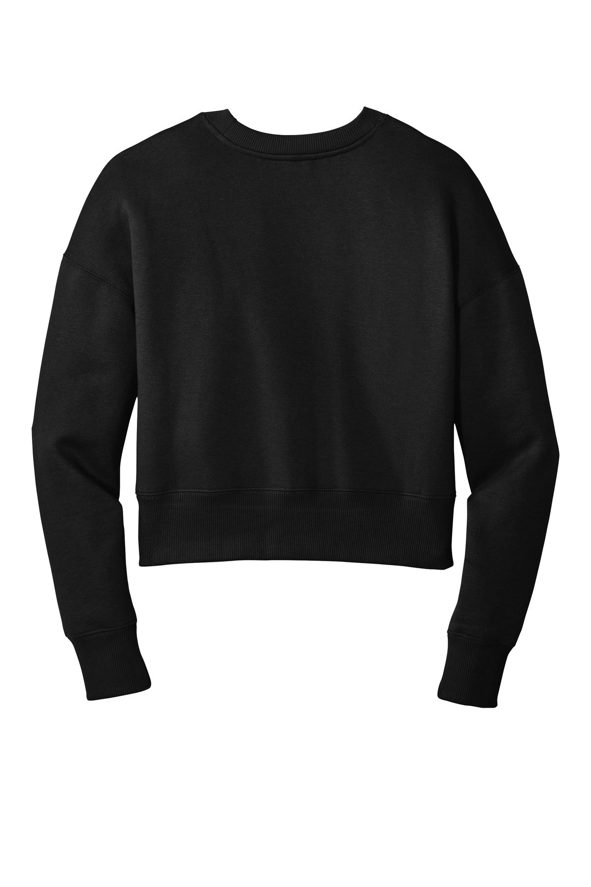 District Women's Perfect Weight Fleece Cropped Crew DT1105