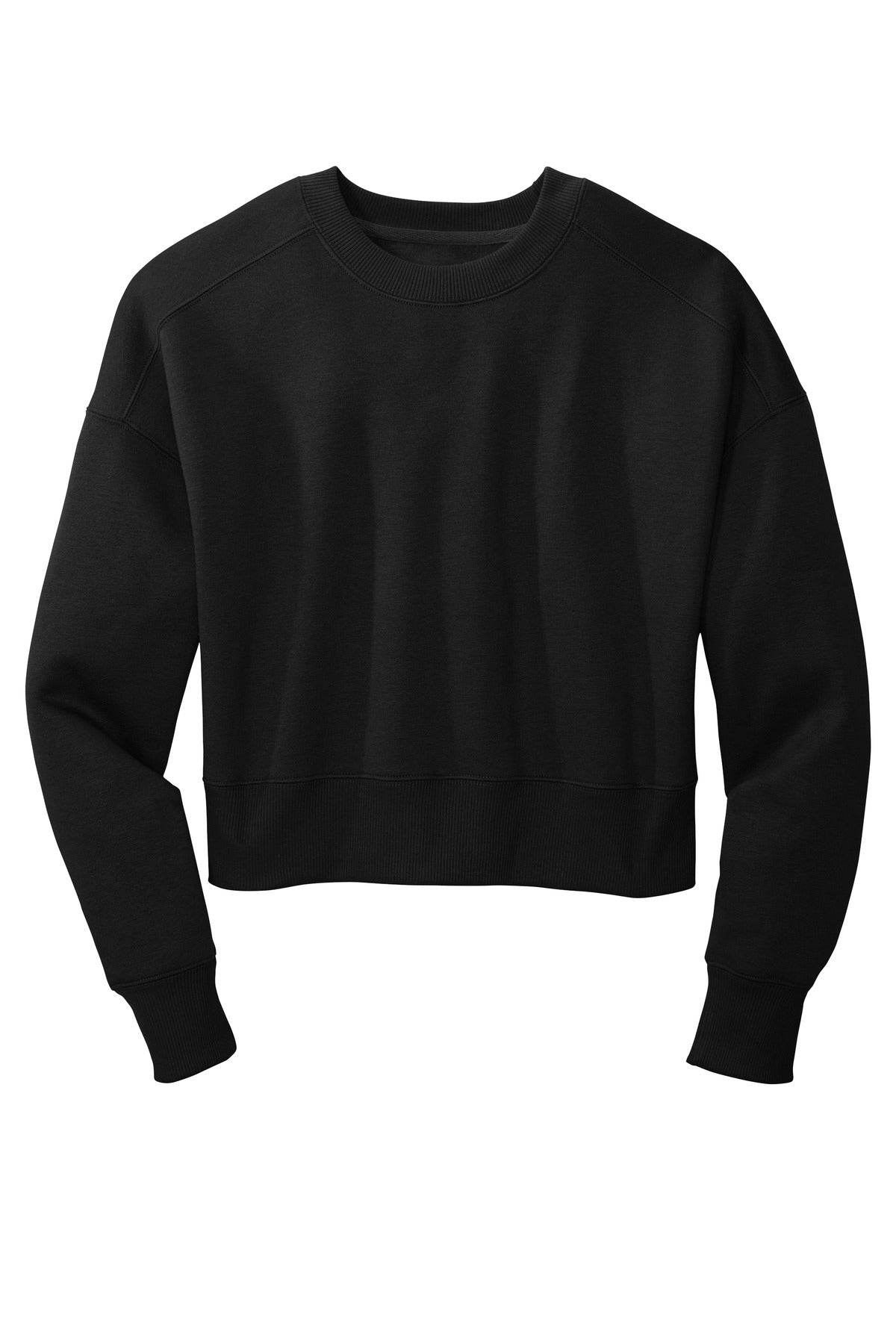 District Women's Perfect Weight Fleece Cropped Crew DT1105