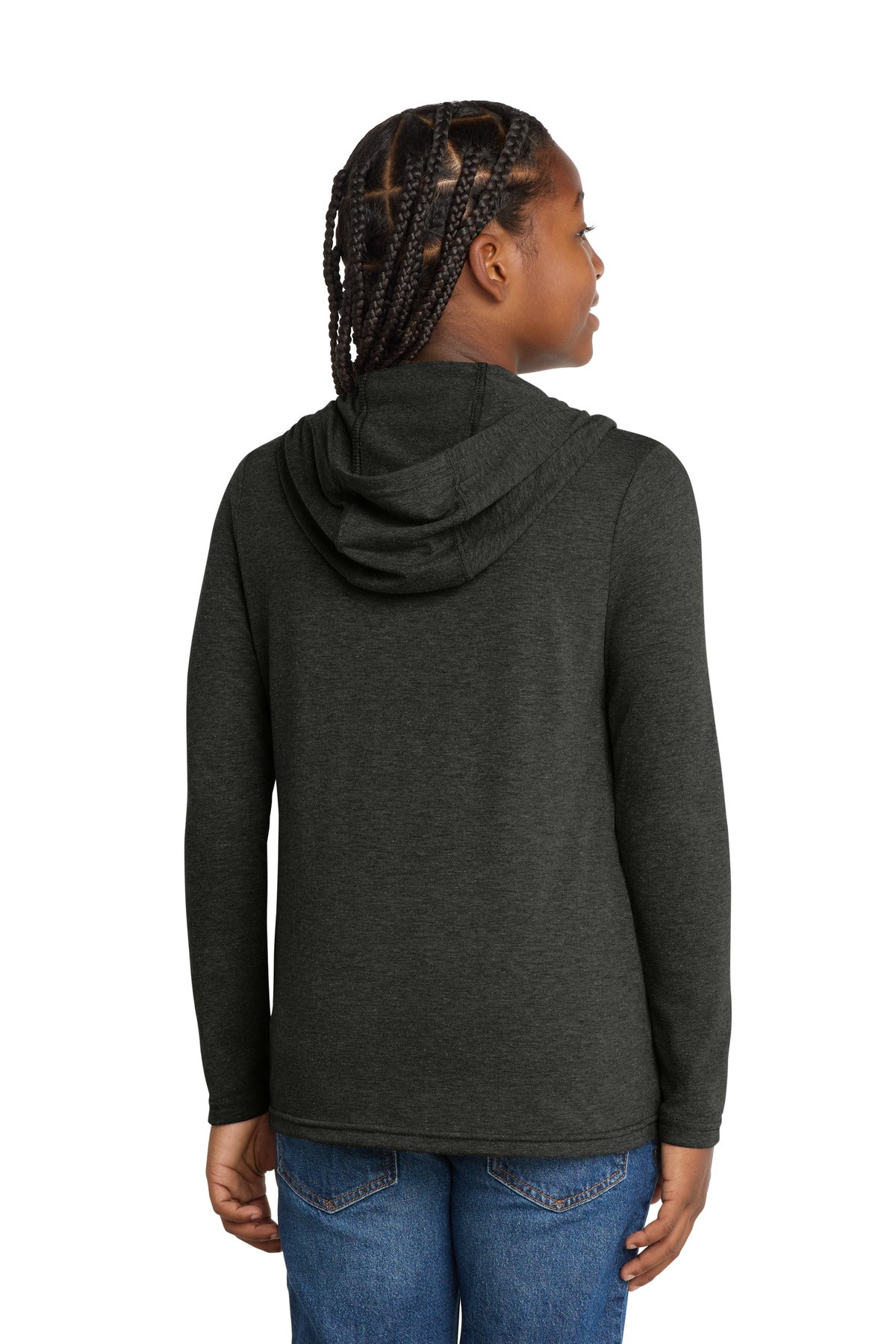 District Youth Perfect Tri Long Sleeve Hoodie DT139Y