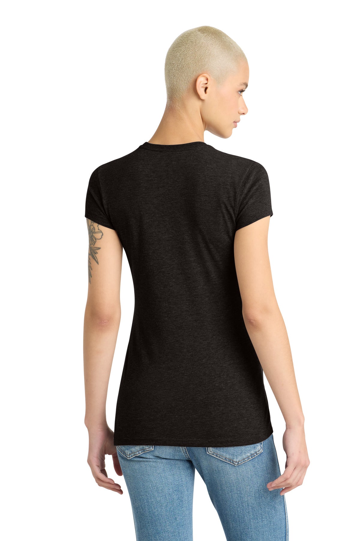 District Women's Fitted Perfect Tri Tee. DT155