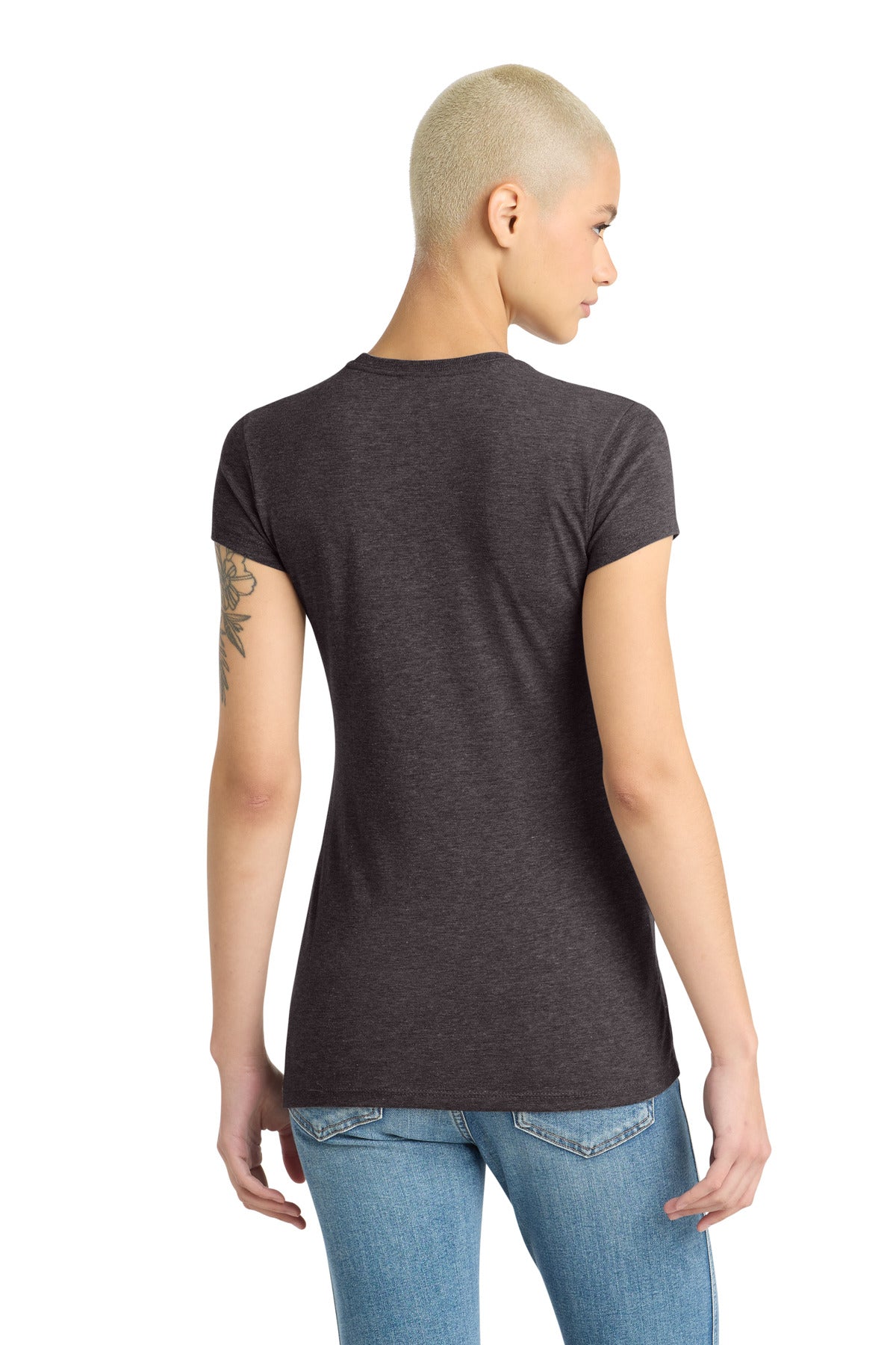 District Women's Fitted Perfect Tri Tee. DT155