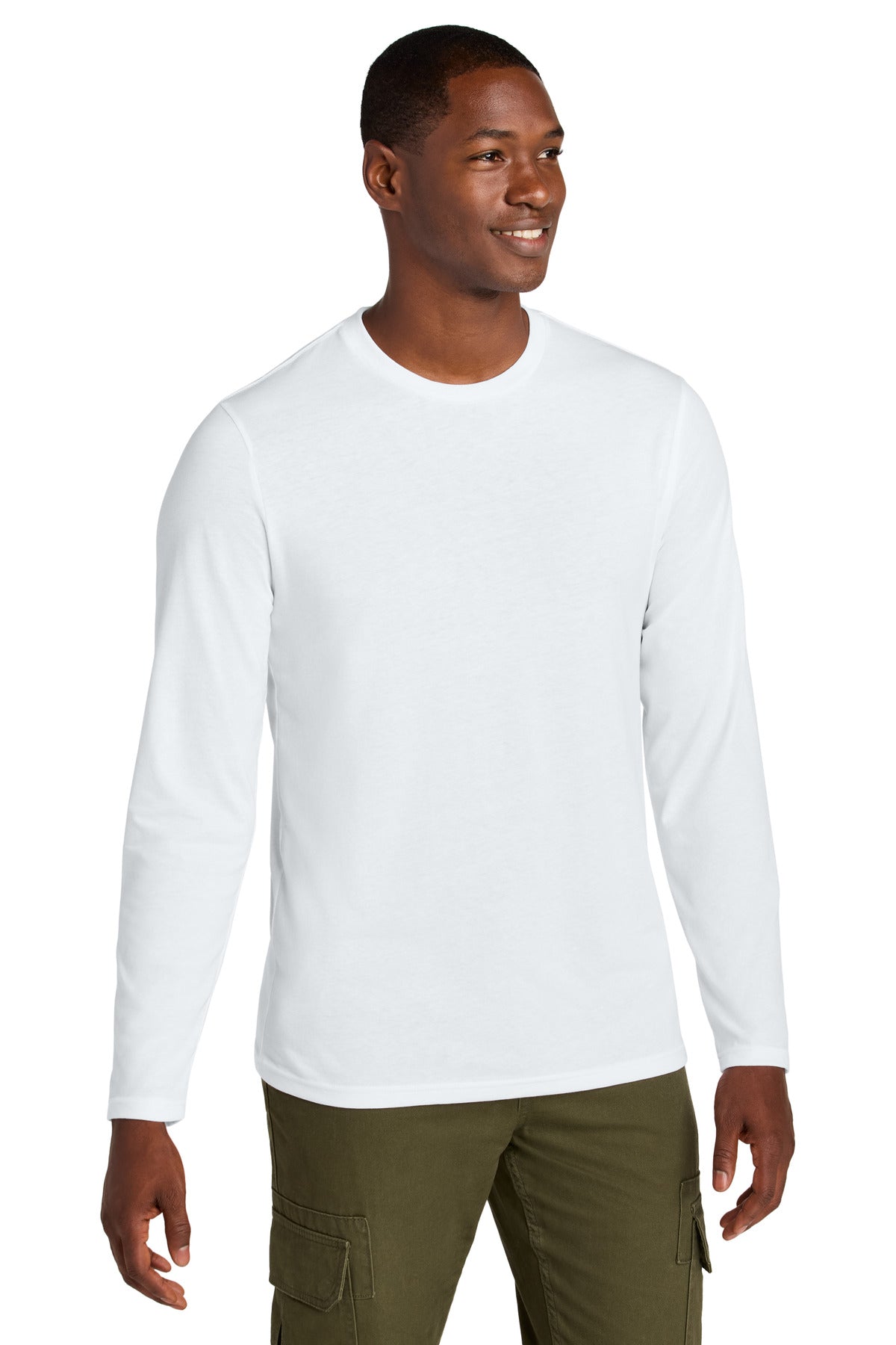 District Perfect Weight CVC Long Sleeve Tee DT185