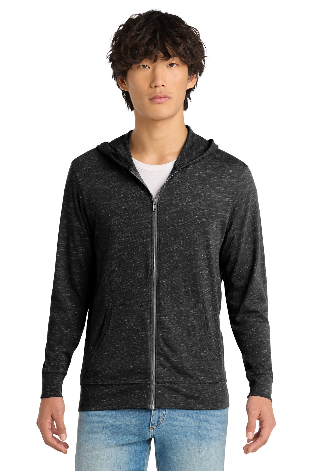 District Medal Full-Zip Hoodie. DT565