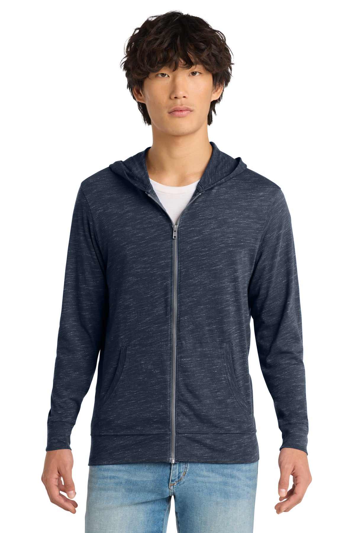 District Medal Full-Zip Hoodie. DT565