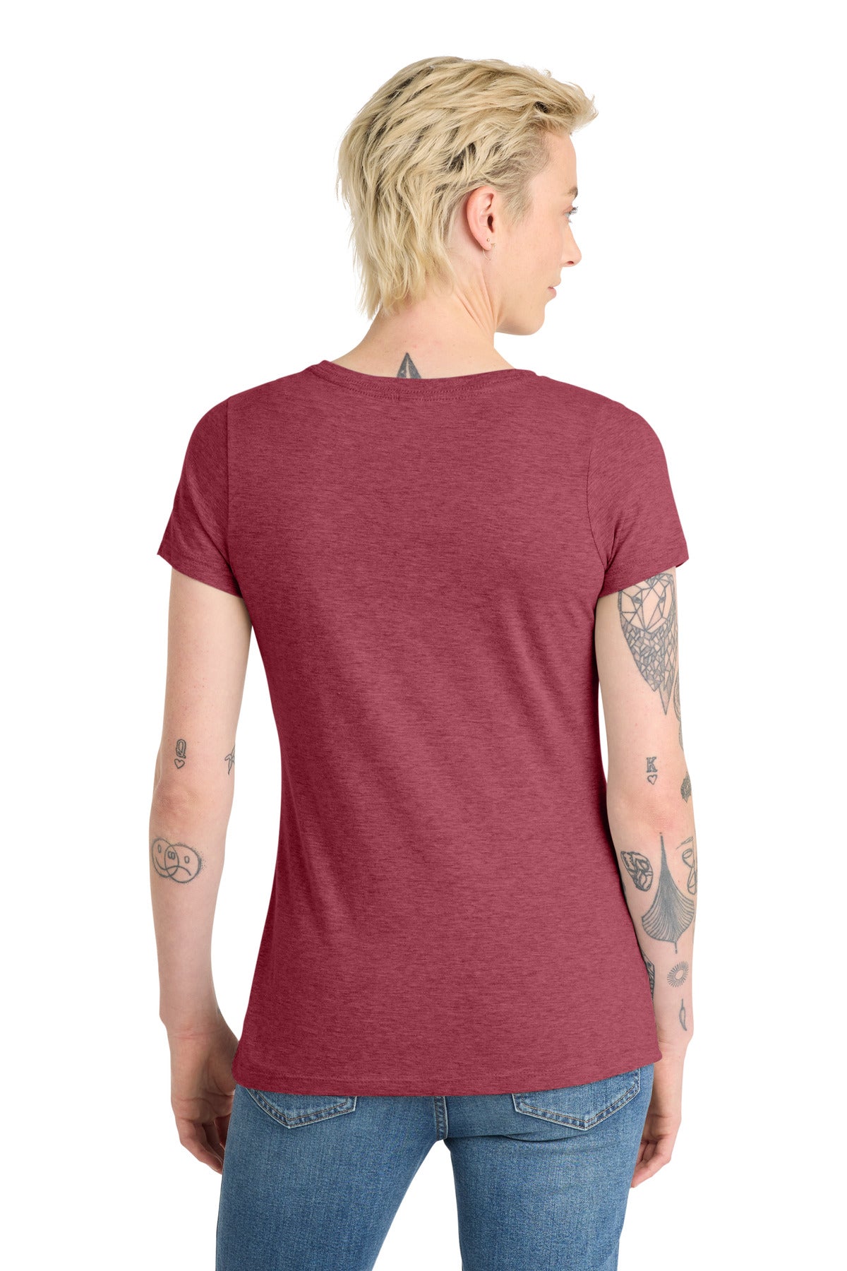 District Women's Very Important Tee V-Neck. DT6503