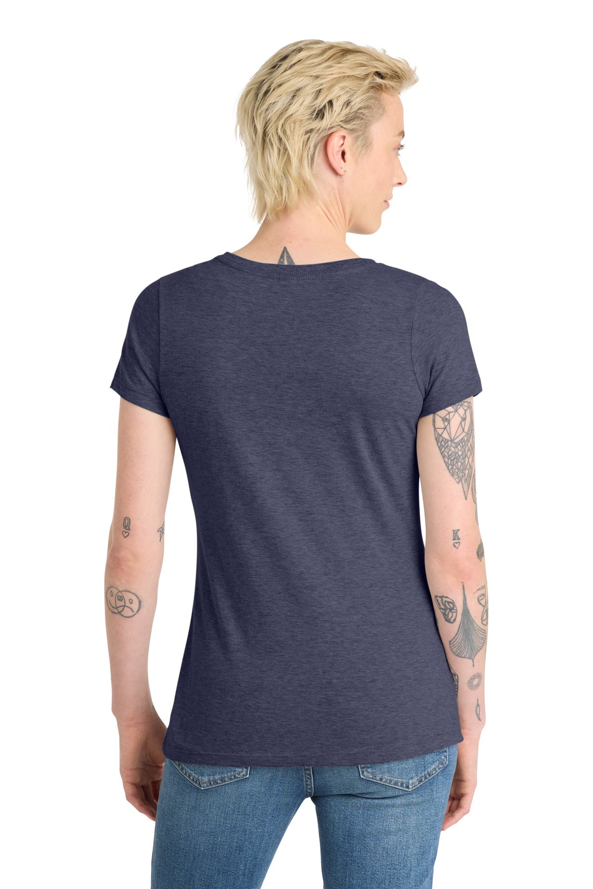 District Women's Very Important Tee V-Neck. DT6503