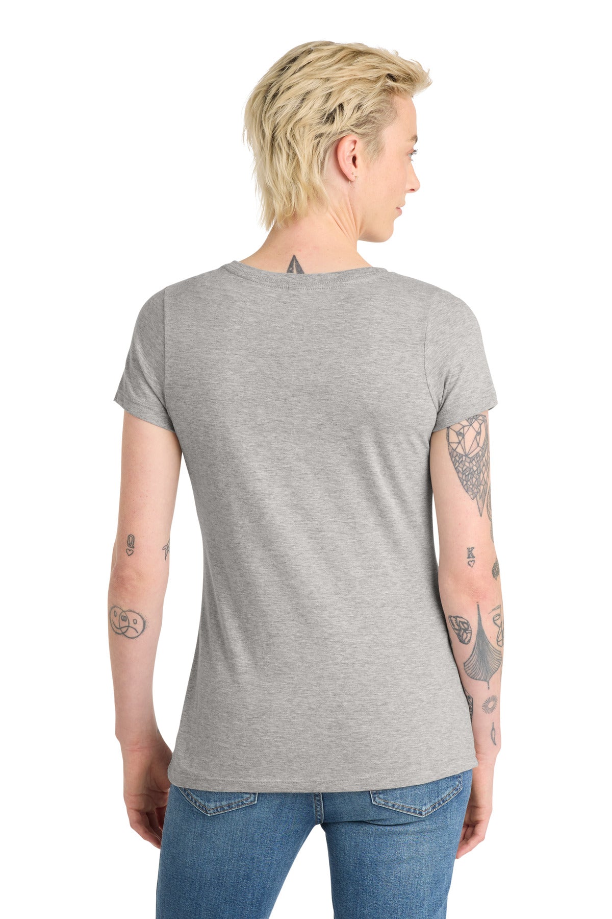 District Women's Very Important Tee V-Neck. DT6503