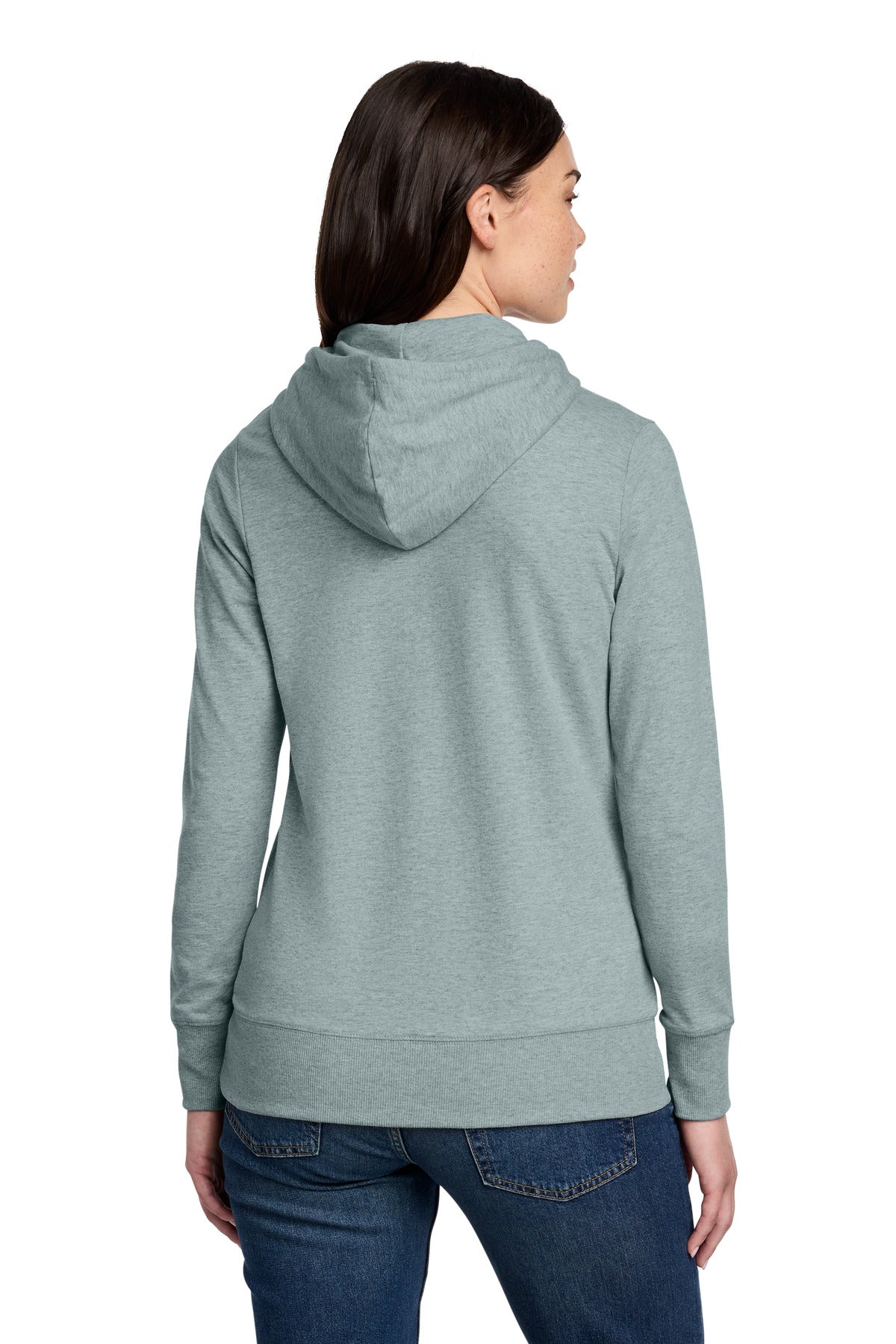 District Women's Featherweight French Terry Full-Zip Hoodie DT673