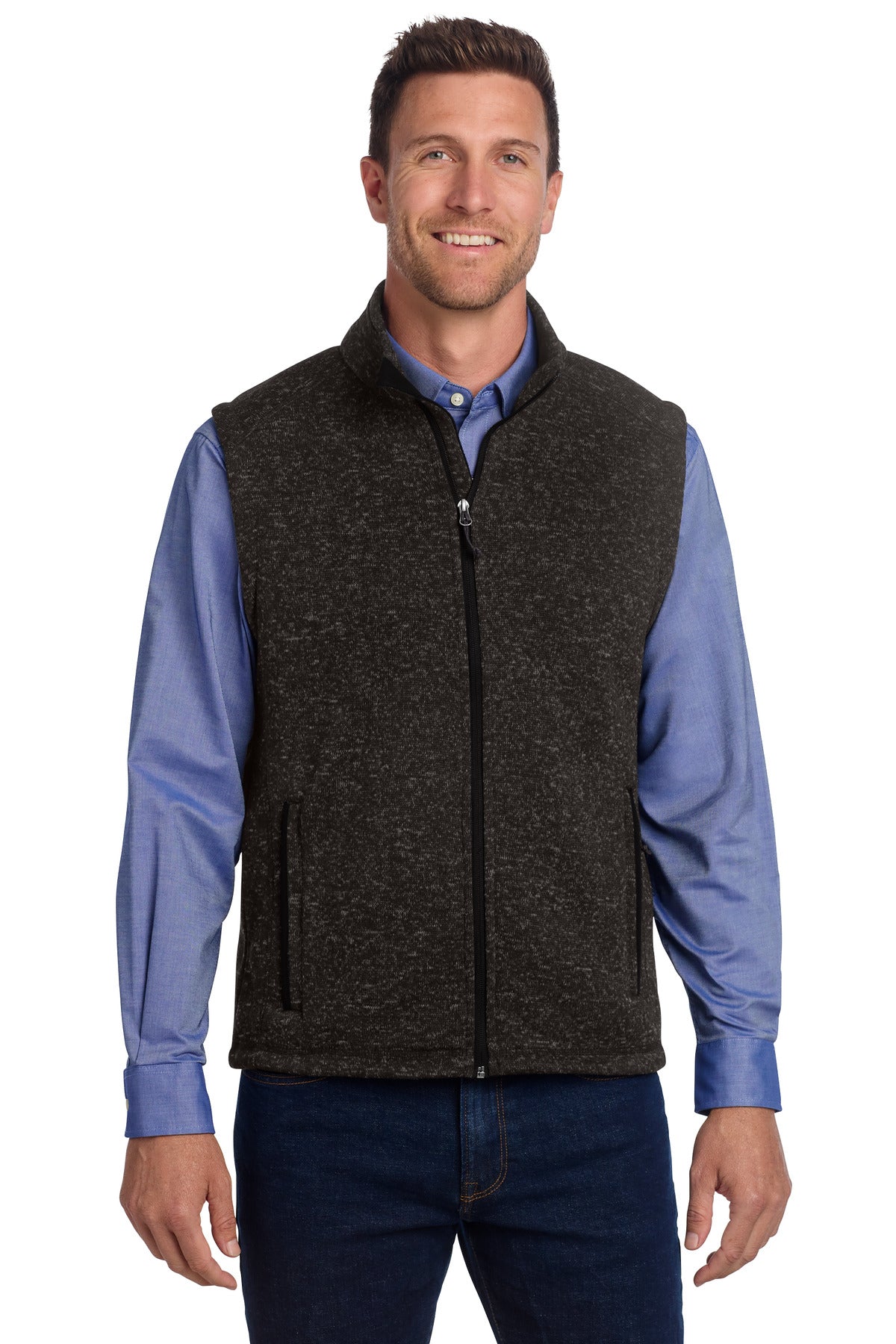 Port Authority Sweater Fleece Vest F236