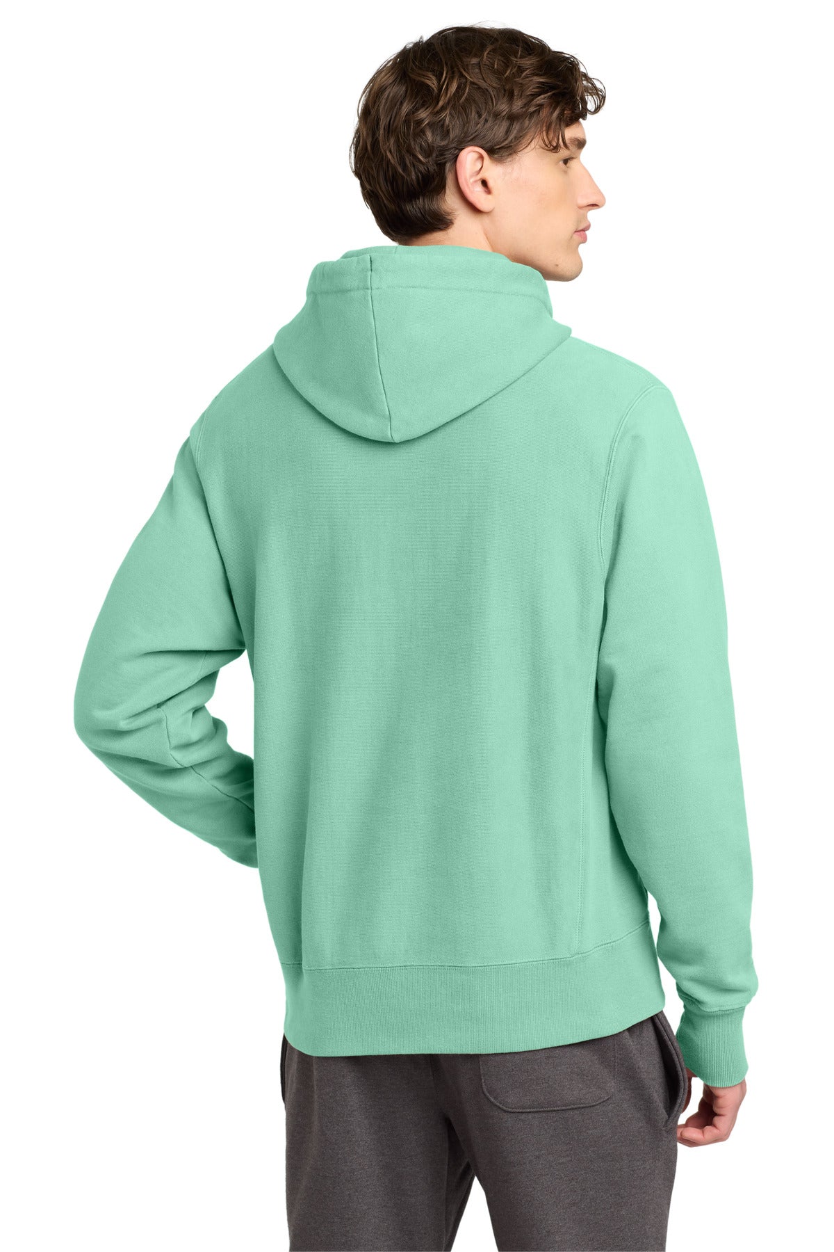 Champion Reverse Weave Garment-Dyed Hooded Sweatshirt. GDS101