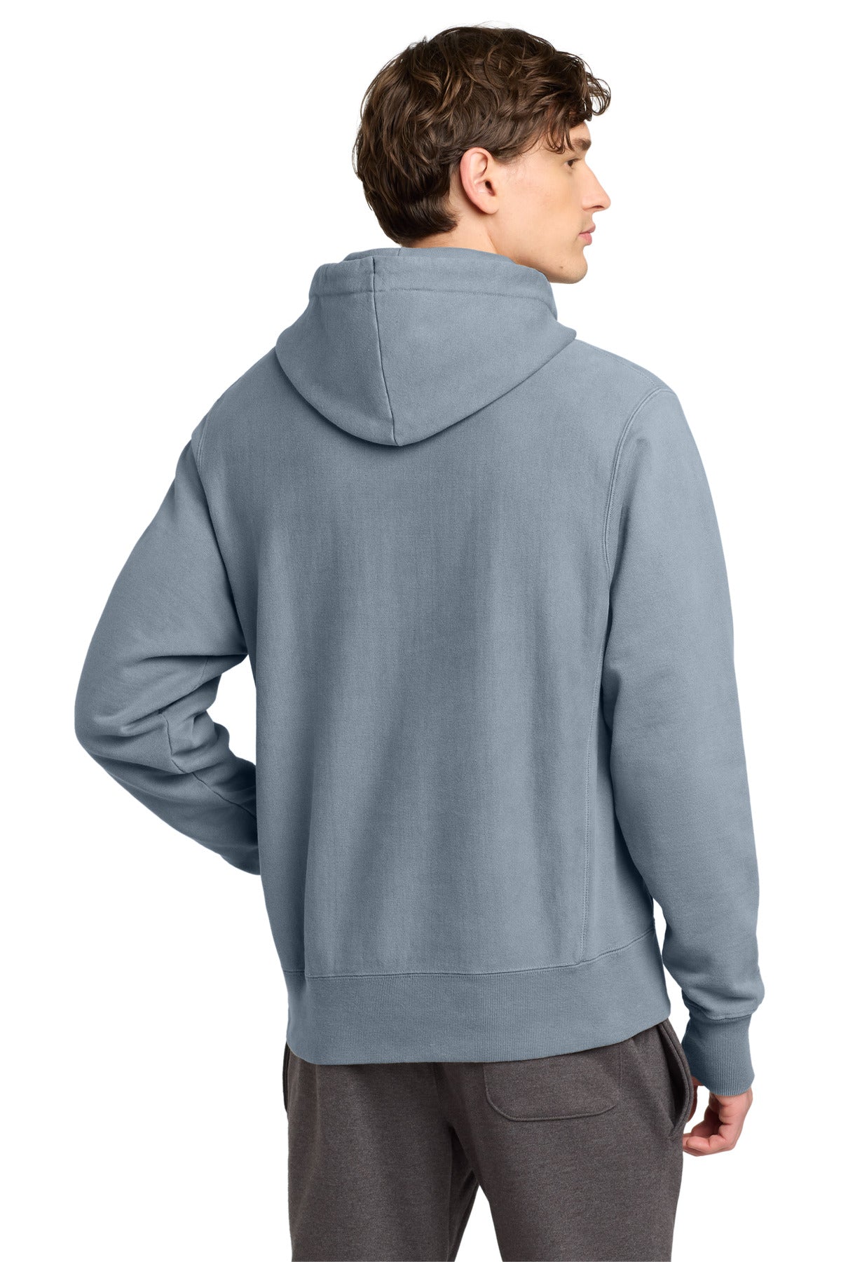 Champion Reverse Weave Garment-Dyed Hooded Sweatshirt. GDS101
