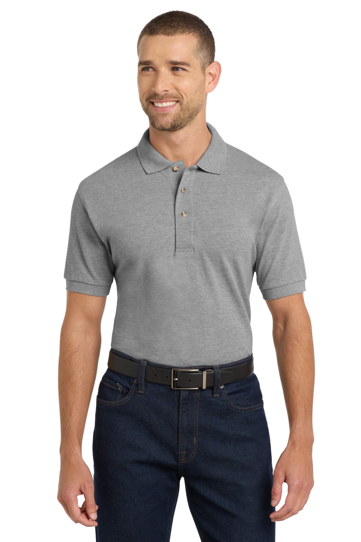 Port Authority Heavyweight Cotton Pique Polo. K420