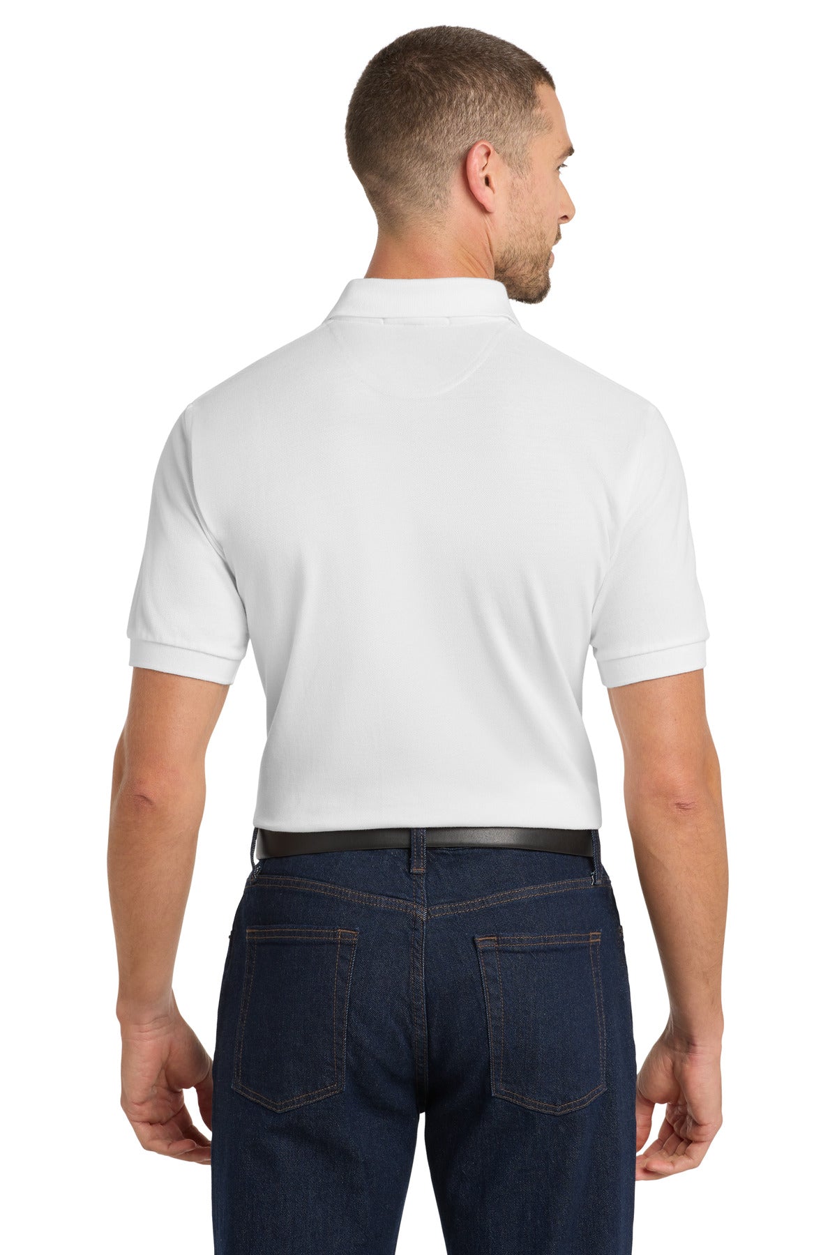 Port Authority Heavyweight Cotton Pique Polo. K420