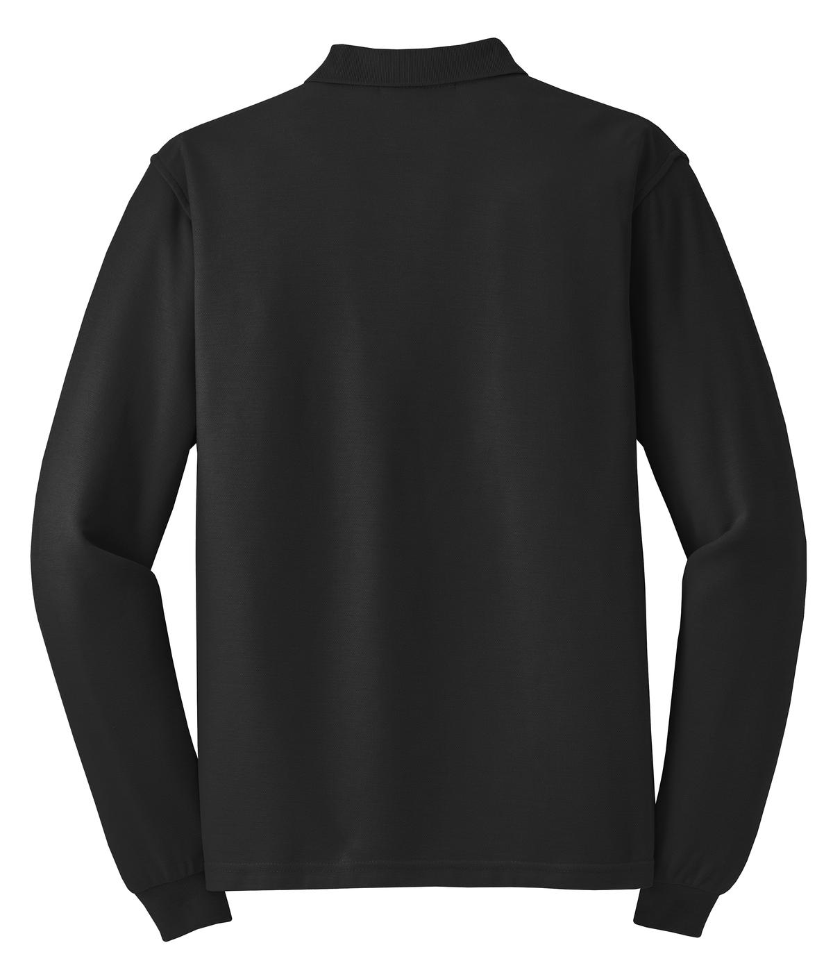 Port Authority Silk Touch Long Sleeve Polo. K500LS