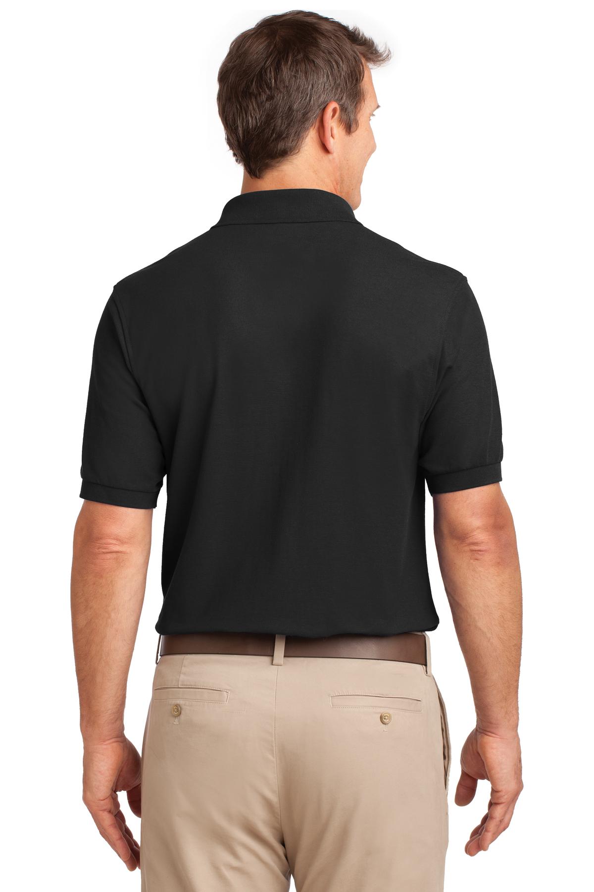 Port Authority Silk Touch Polo with Pocket. K500P