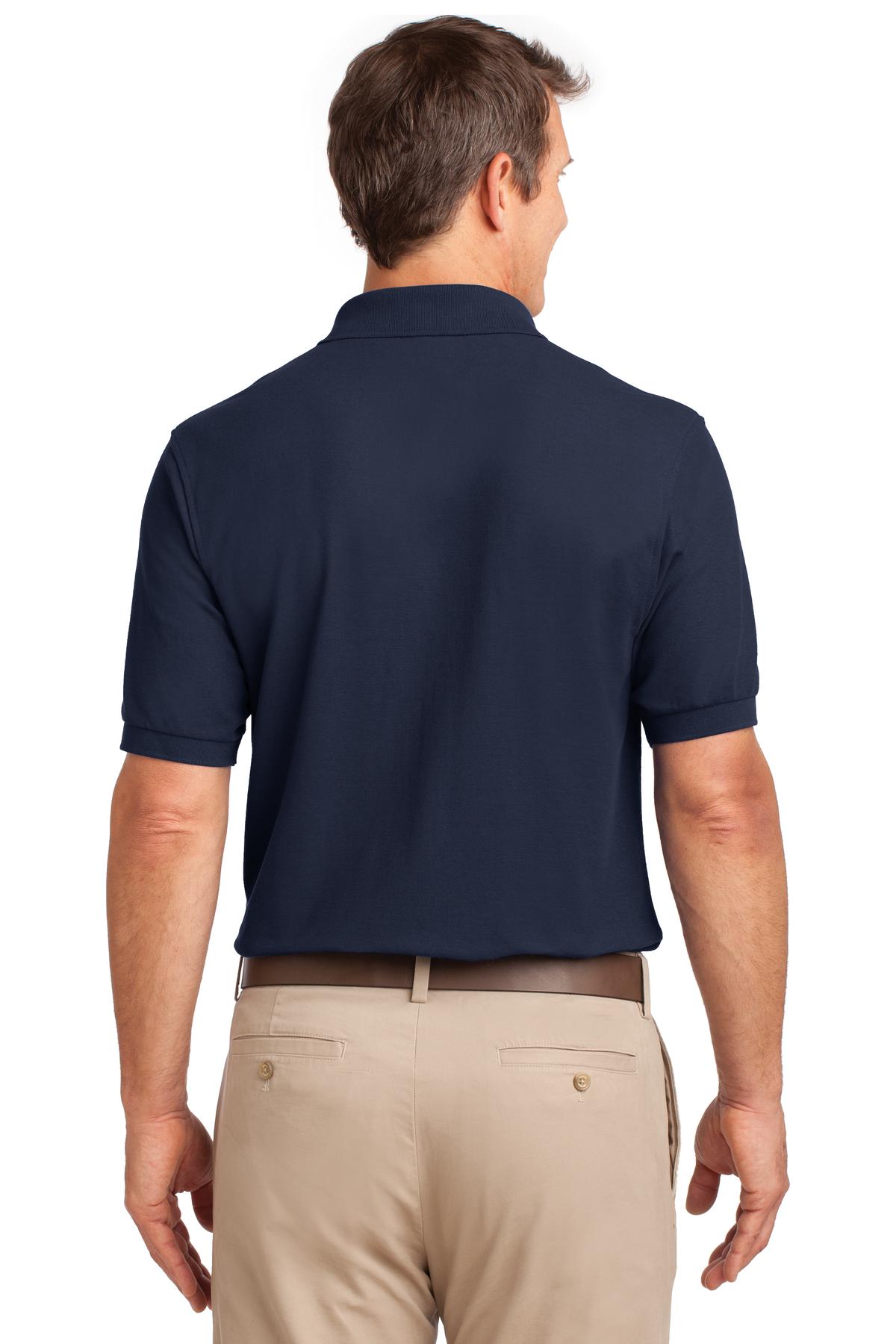 Port Authority Silk Touch Polo with Pocket. K500P
