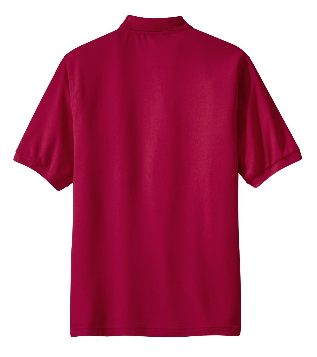 Port Authority Silk Touch Polo with Pocket. K500P